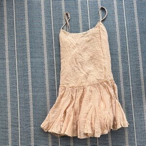 Peach Sleeveless Dress